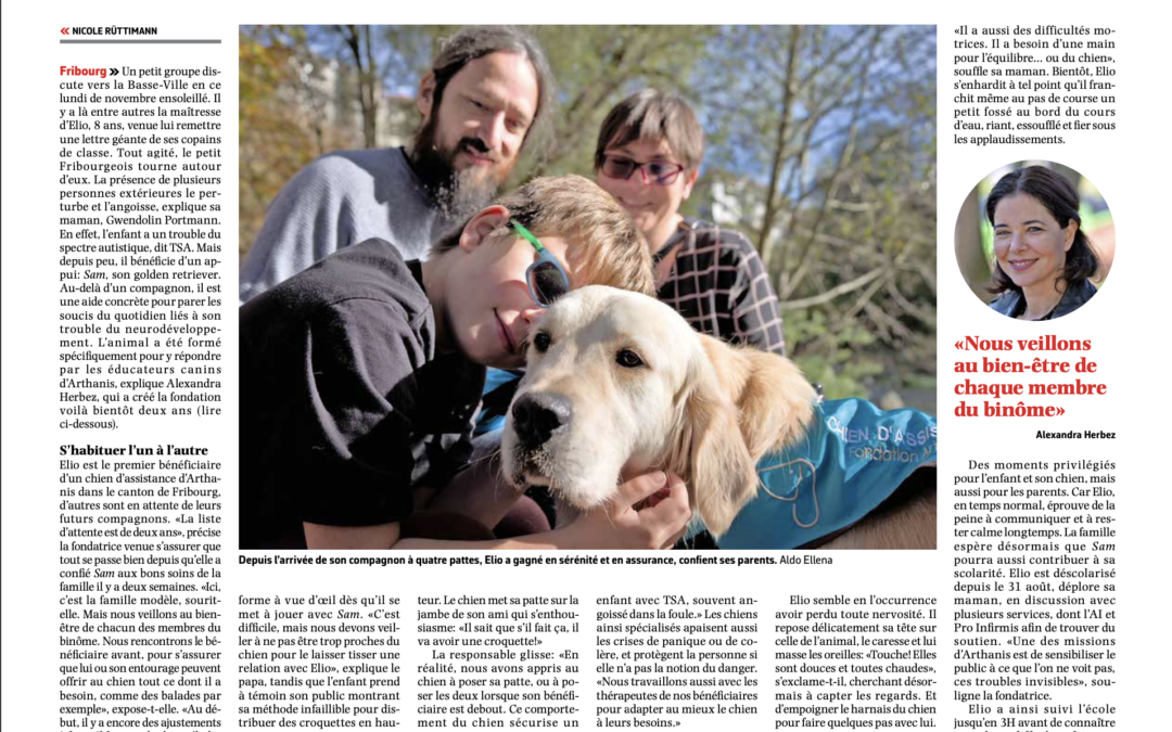 La Fondation Arthanis dans La Liberté